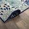 World Rug Gallery Modern Floral Circles Flatweave Indoor/Outdoor Runner Rug 2'x7' Blue 9015BLUE2X7 - alternate 5
